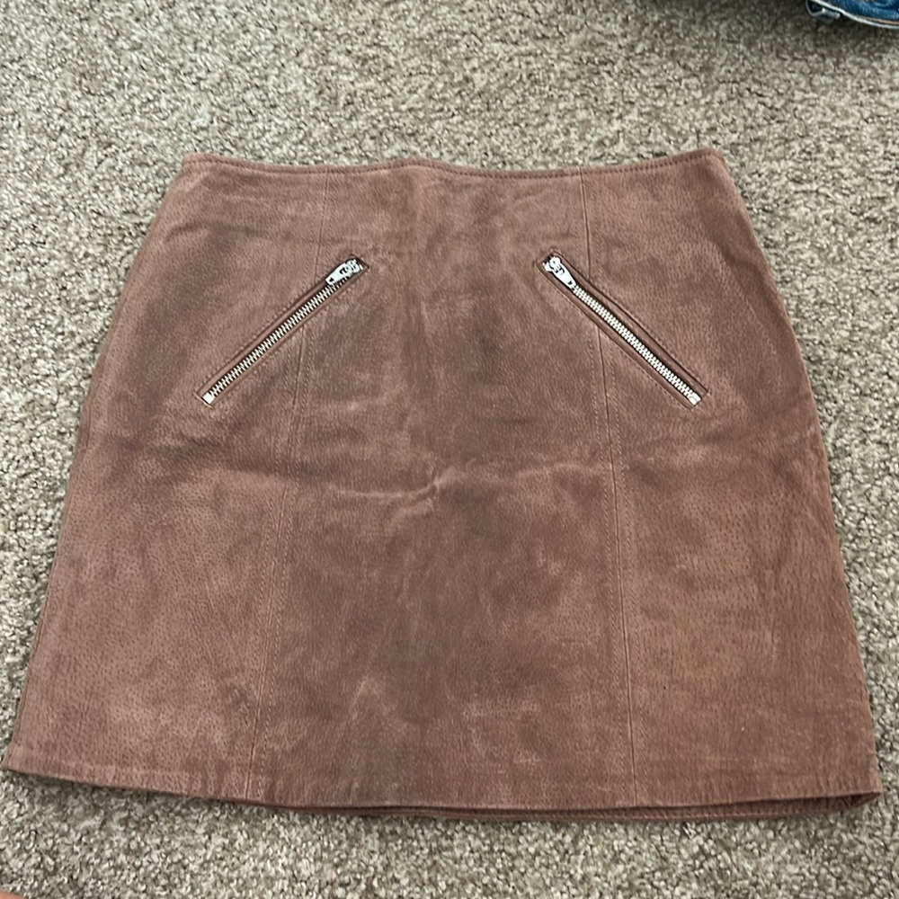 suede skirt